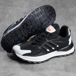 کفش کتانی مردانه مشکی سفید آدیداس Adidas