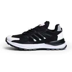 کفش کتانی مردانه مشکی سفید آدیداس Adidas