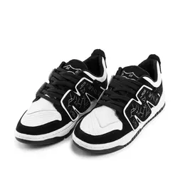 کفش کف تخت سفید مشکی مردانه مدل اسپرت M