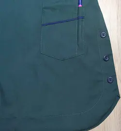 اسکراب پزشکی زنانه مدل Sky 85 – رنگ سبز لجنی