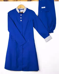 اسکراب پزشکی زنانه مدل Star – رنگ آبی کاربنی