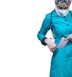 اسکراب پزشکی زنانه مدل Star – رنگ فیروزه ای