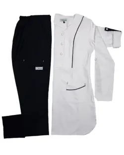 اسکراب پزشکی زنانه مدل Sun85 – رنگ سفید+شلوار