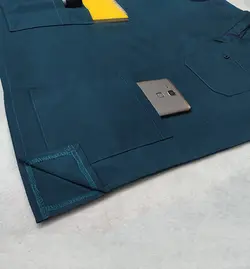 اسکراب مردانه یقه هفت و شلوار کله غازی سیر