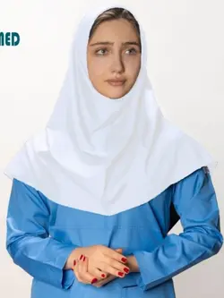 مقنعه رنگ سفید