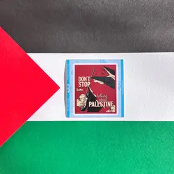 استیکر ضدآب صحبت راجع به فلسطین را متوقف نکنید
