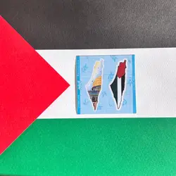 پک استیکر ضدآب نقشه‌ی فلسطین