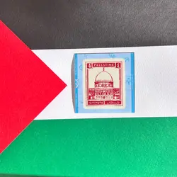 ستیکر ضدآب تمبر قدیمی مسجدالاقصی