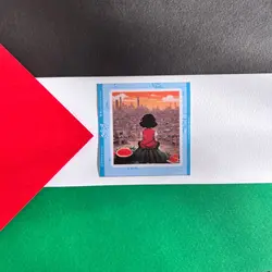 ستیکر ضدآب دختر غزه