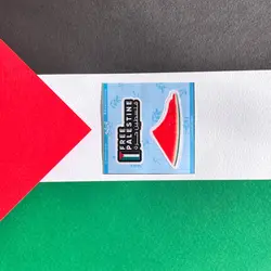 پک استیکر ضدآب نقشه‌ی هندوانه‌ای فلسطین