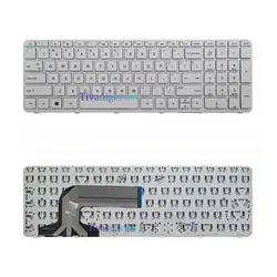 کیبورد لپ تاپ اچ پی Pavilion 15-N سفید-با فریم