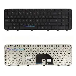 کیبورد لپ تاپ اچ پی Pavilion DV6-6000 مشکی-با فریم
