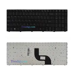 کیبورد لپ تاپ ایسر Aspire 5738 مشکی-دکمه به هم چسبیده