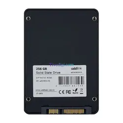 هارد SSD لپ تاپ 256 گیگابایت Addlink Sata 2.5Inch گارانتی آواژنگ