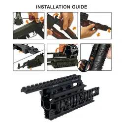 ریل پیکاتینی چهارطرفه سلاح هجومی AK47