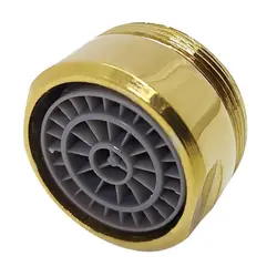 سر شیر آب پلاتور شیرالات اهرمی رنگ طلایی سایز 24