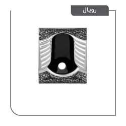 توالت ایرانی زمینی مشکی نقره ای