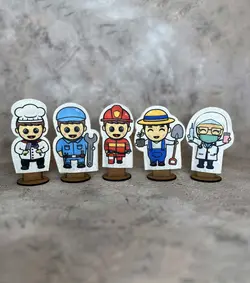 مجموعه عروسک های انگشتی مشاغل