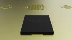 شابلون 3D طلایی سی پی یو A9