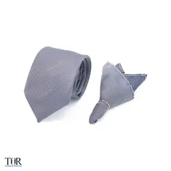 کراوات طوسی مدل AT-232