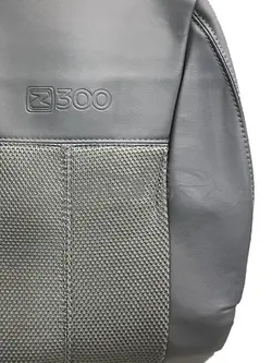 روکش صندلی آریو Z300 بغل چرم خارجی وسط پارچه اسپایس تنفسی طوسی