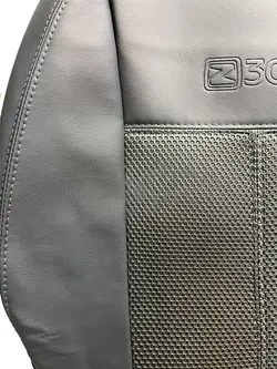 روکش صندلی آریو Z300 بغل چرم خارجی وسط پارچه اسپایس تنفسی طوسی