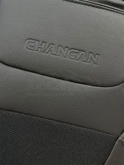 روکش صندلی چانگان بغل چرم وسط ‌پارچه اسپایس تنفسی رنگ مشکی دوخت