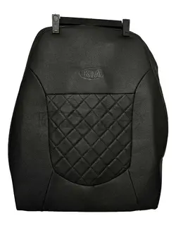 روکش صندلی کیا ریو فابریک چرم خارجی مشکی وسط گلدوزی