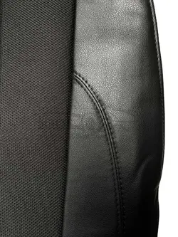 روکش صندلی هیوندا توسان و کیا اسپورتیج 2007 تا 2010 چرم وسط پارچه اسپایس تنفسی مشکی