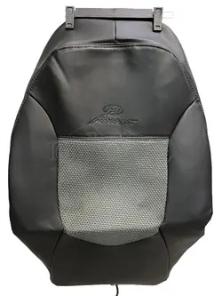 روکش صندلی هیوندا اکسنت بغل چرم خارجی وسط پارچه اسپایس تنفسی مشکی طوسی