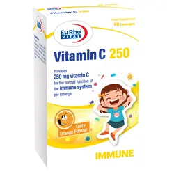 قرص جویدنی ویتامین C 250 یوروویتال