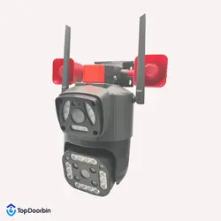 دوربین سیمکارتی دو لنزه آژیر دار v380 pro