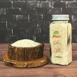 کنجد سفید خام شیشه