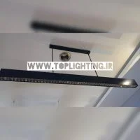 لوستر آویز کریستالی نور خطی