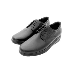 کفش چرم مردانه مدل ساده بندی کد -0050PF