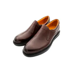 کفش چرم مردانه مدل ساده بی بند کد – 0040PS