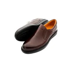 کفش چرم مردانه مدل ساده بی بند کد – 0040PS