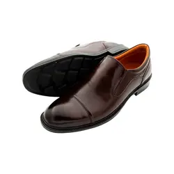 کفش چرم مردانه مدل ساده بی بند کد- 0027RS