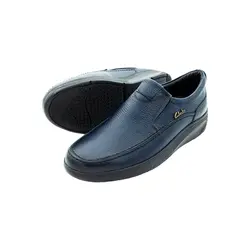 کفش چرم مردانه مدل ساعتی بی بند کد – 0049PF