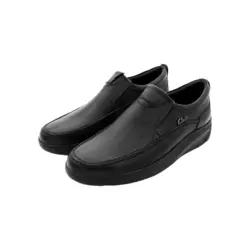 کفش چرم مردانه مدل ساعتی بی بند کد – 0049PF