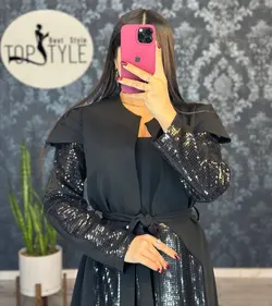 مانتو پولک آینه ای کد : 7896