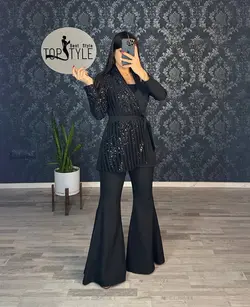 کت یکطرف پولک کد : 7959