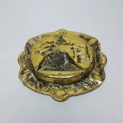 زیرسیگاری برنجی برنزی طرح کلاه
