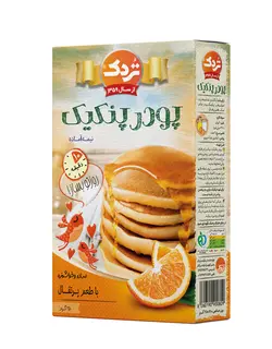 پودر پنکیک با طعم پرتقال