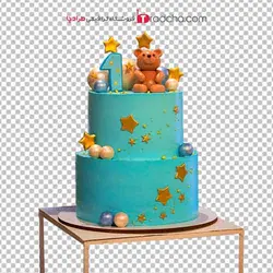 دانلود فایل psd کیک تولد جذاب آتلیه ی|فروشگاه گرافیکی طرادچا