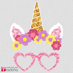 فایل دوربری شده-اکسسوری-یونیکورن-پسوندpng