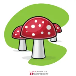 فایل دوربری شده-قارچ فانتزی قرمز-پسوندpng