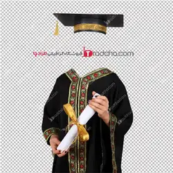 فایل لایه باز لباس و کلاه فارغ التحصیلی مدارس و پیش دبستانی