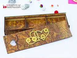 جذابترین طرح برش لیزر جعبه وباکس کادوشکلات تولدو روز ولنتاین