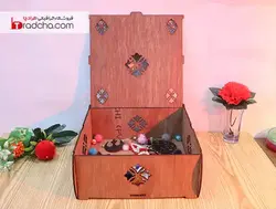 طرح برش لیزر جعبه کادویی و جواهرات با فرمت cdr,ai |طرادچا